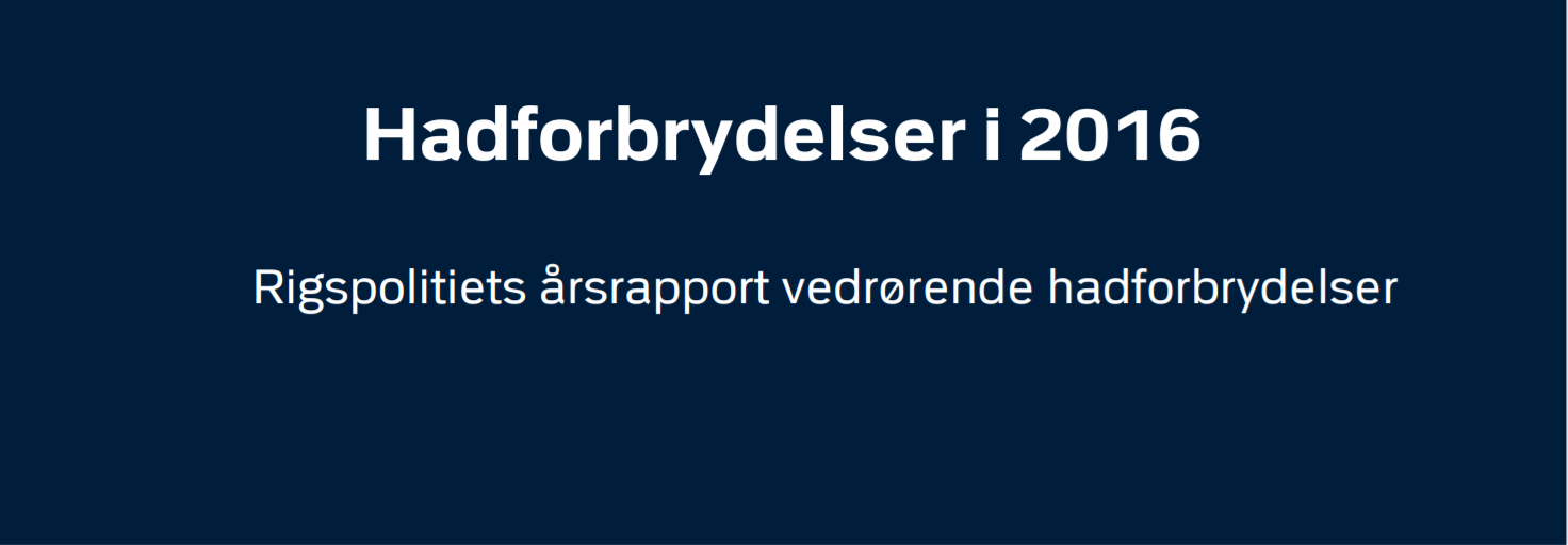 Flere ofre anmelder hadforbrydelser